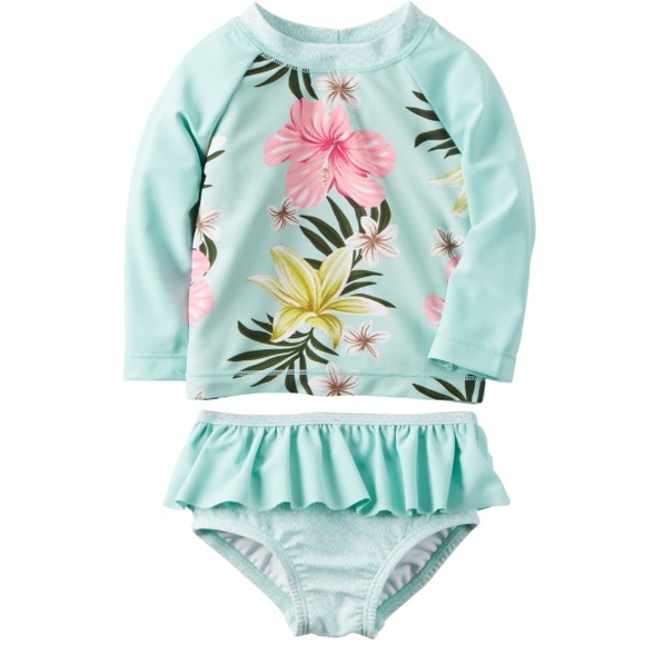 Carter's Other - Carter’s Floral Rashguard Set